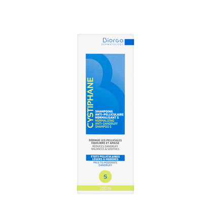 Cystiphane Biorga Normalizing Anti-Dandruff Shampoo-S 200 Ml