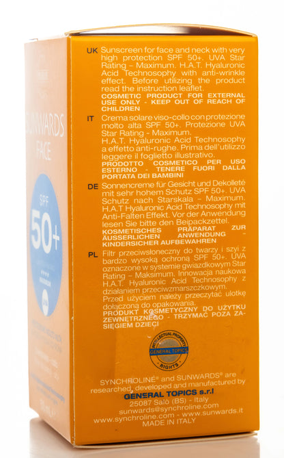 Sunwards Spf 50+ Face Cream 50 Ml