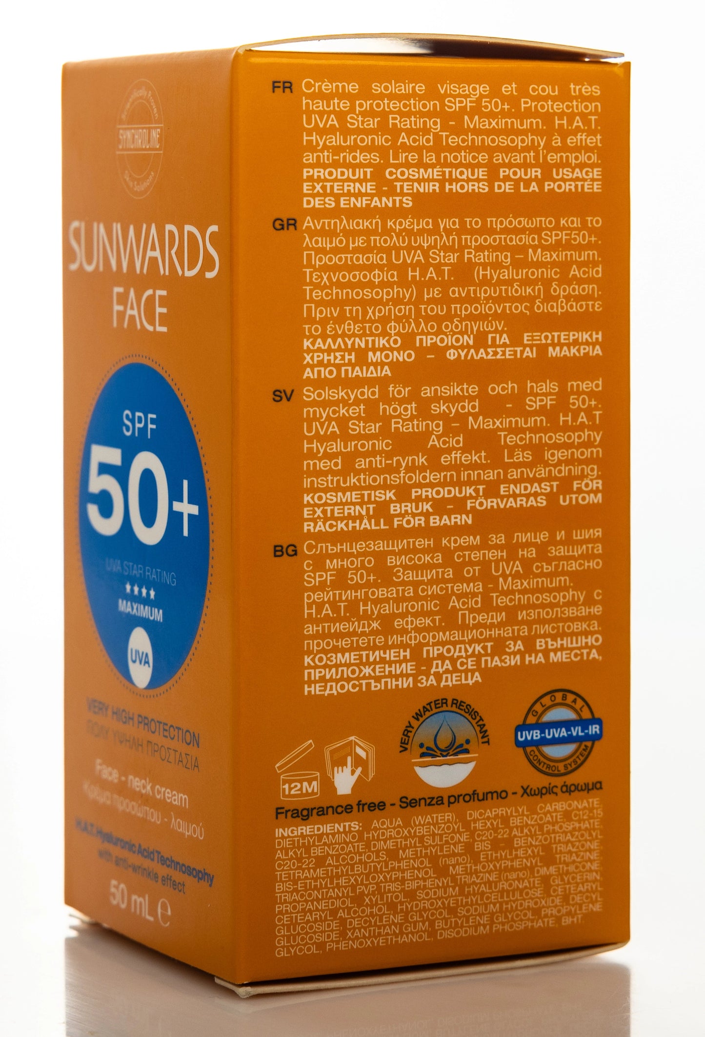 Sunwards Spf 50+ Face Cream 50 Ml