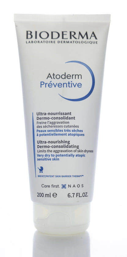 Bioderma Atoderm Préventive Ultra Nourishing Cream for Very Dry or Atopic Skin 200 Ml