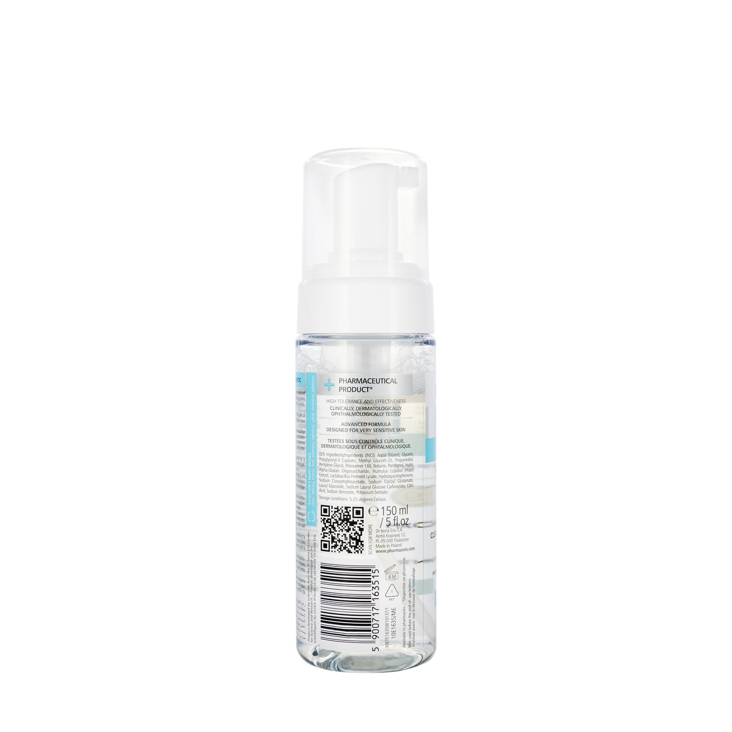 Pharmaceris A Puri-Sensilium Soothing Foam Face and Eye Cleansing 150 Ml