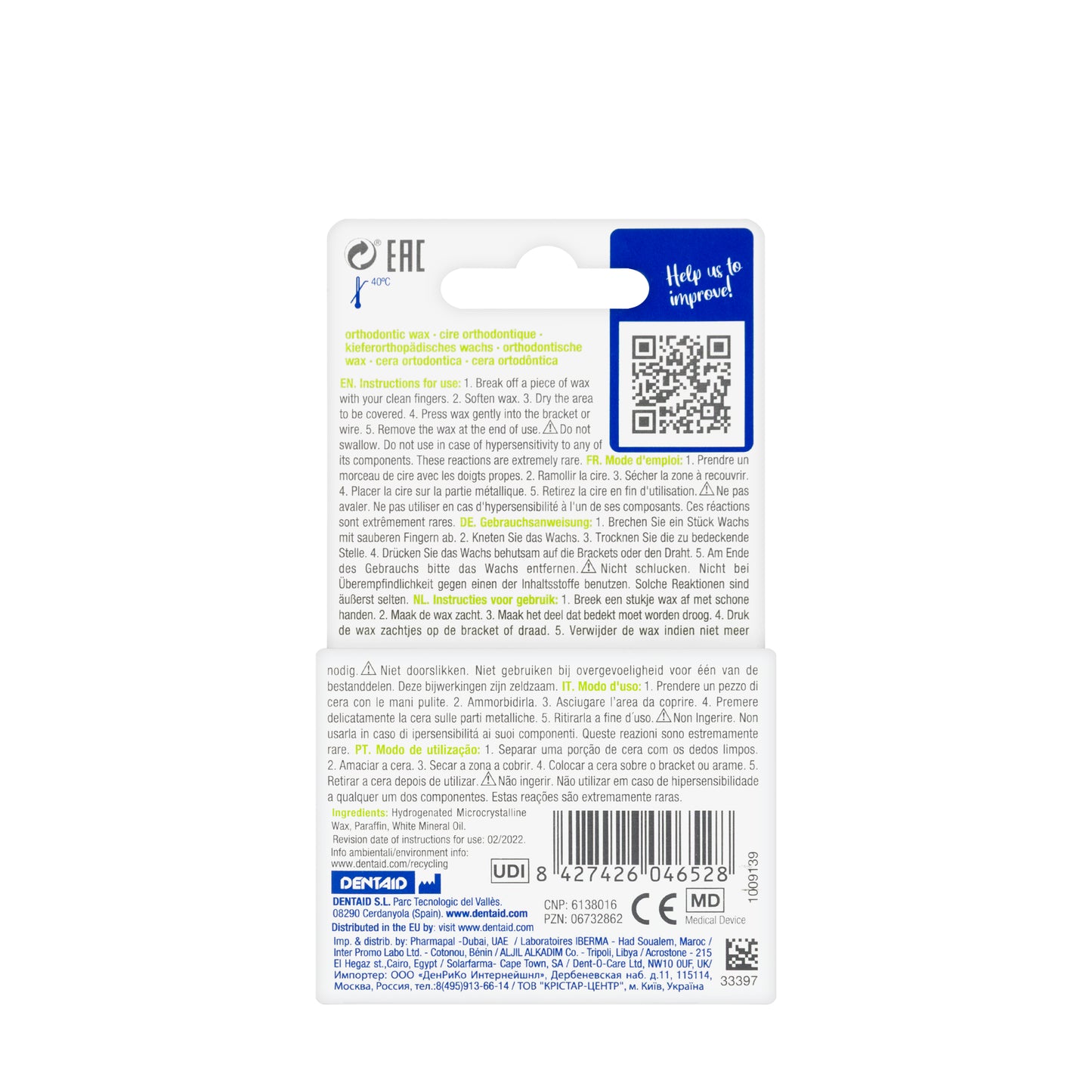 Dentaid Vitis Ortho Wax