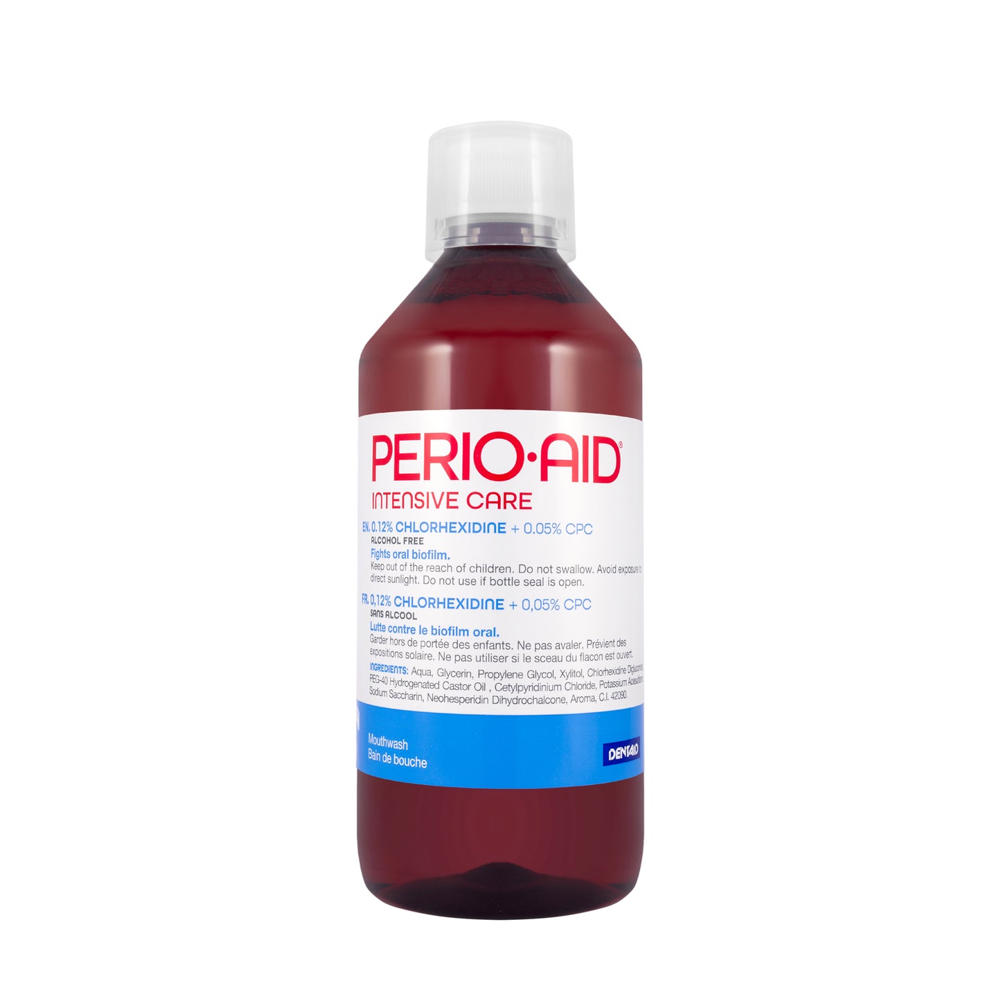 Dentaid Perio-Aid Intensive 0.12% Chlorohexidin Mouthwash 500 Ml