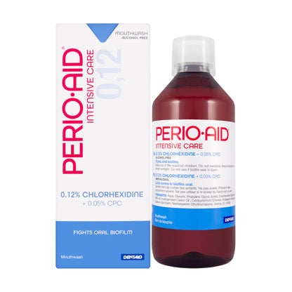 Dentaid Perio-Aid Intensive 0.12% Chlorohexidin Mouthwash 500 Ml