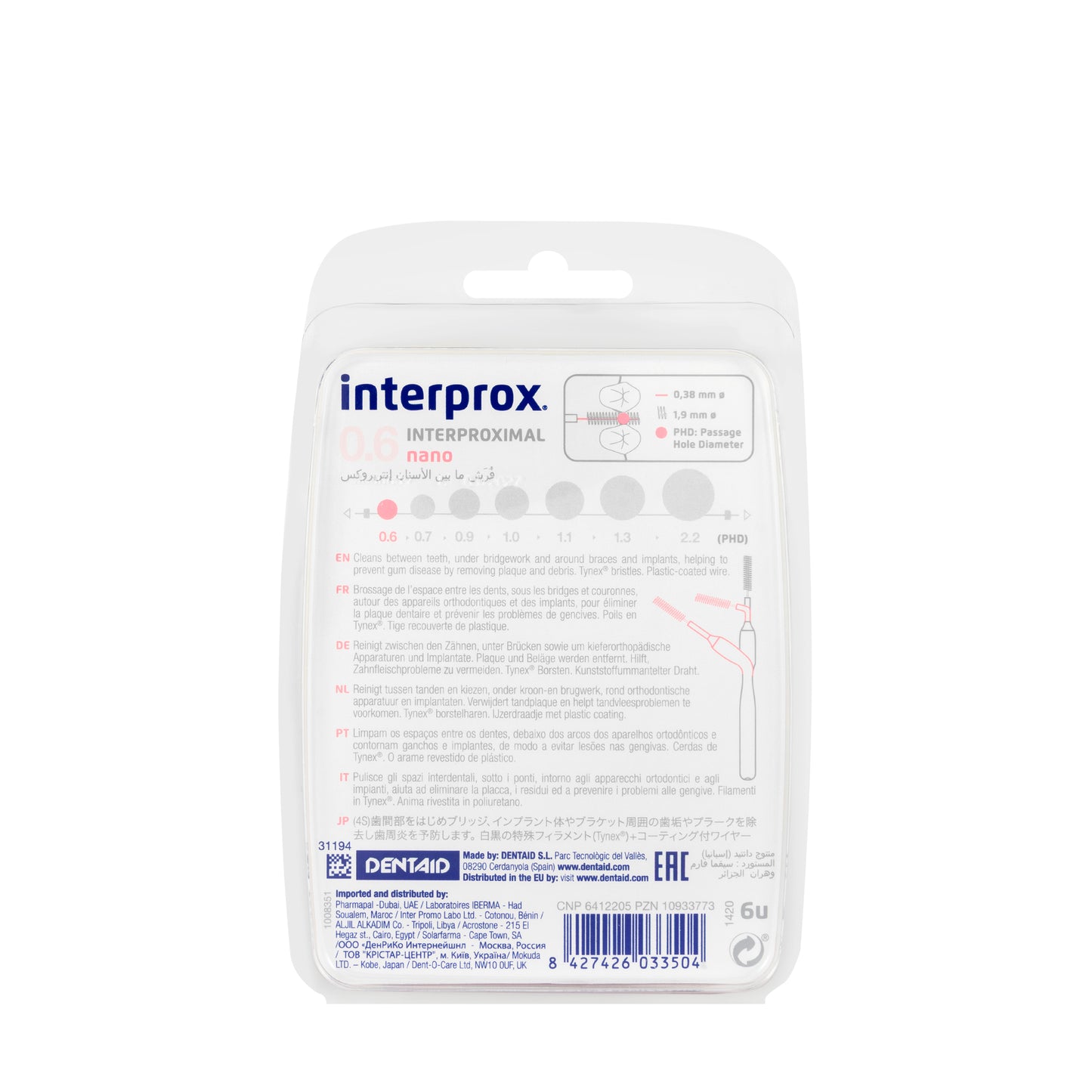 Dentaid Interprox Nano 0.6 mm