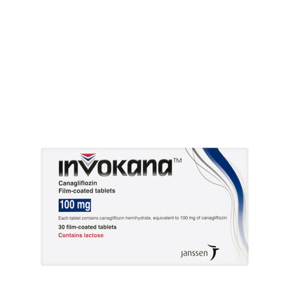 Invokana 100Mg 30 Tablets