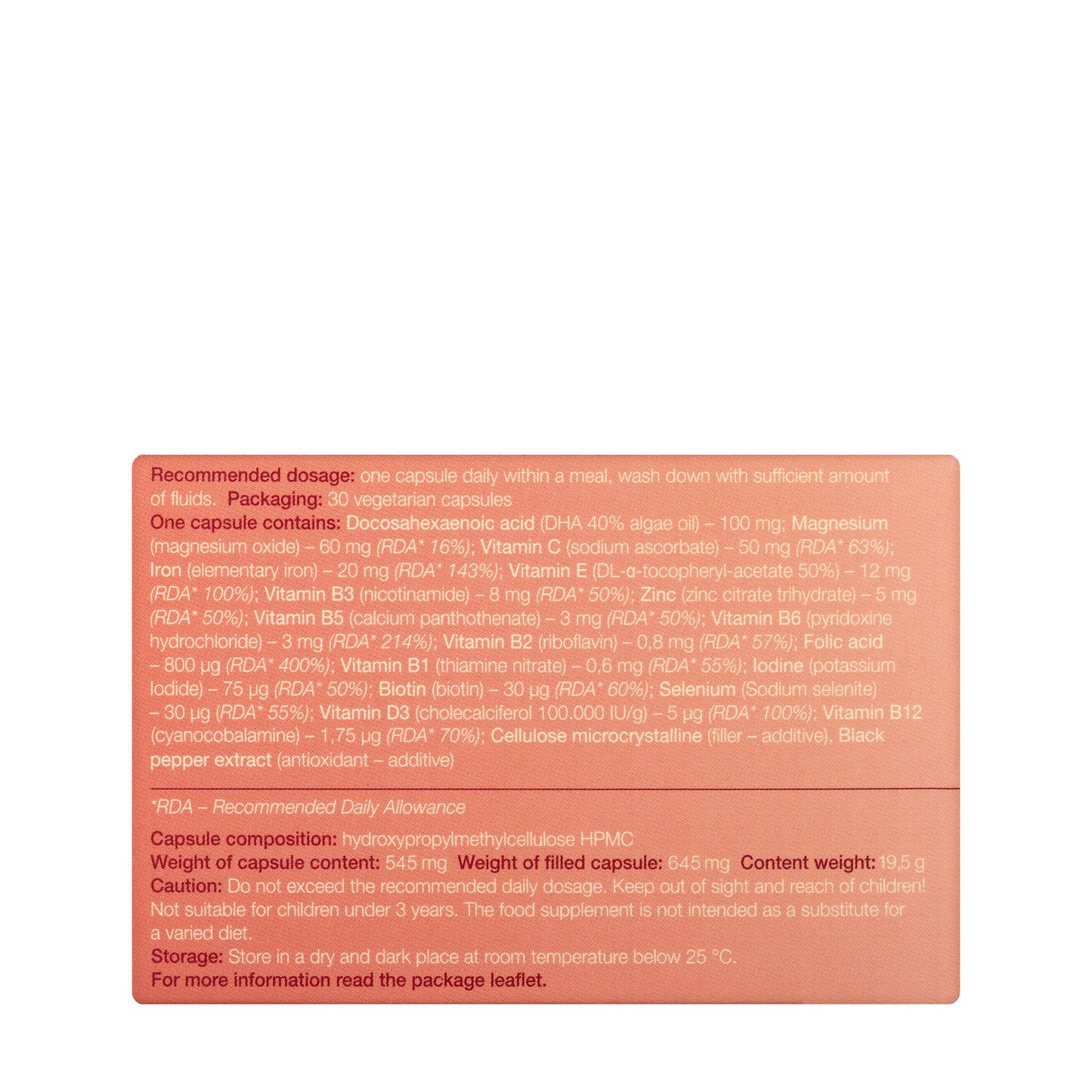 Pregnaval Duo 30 Capsules