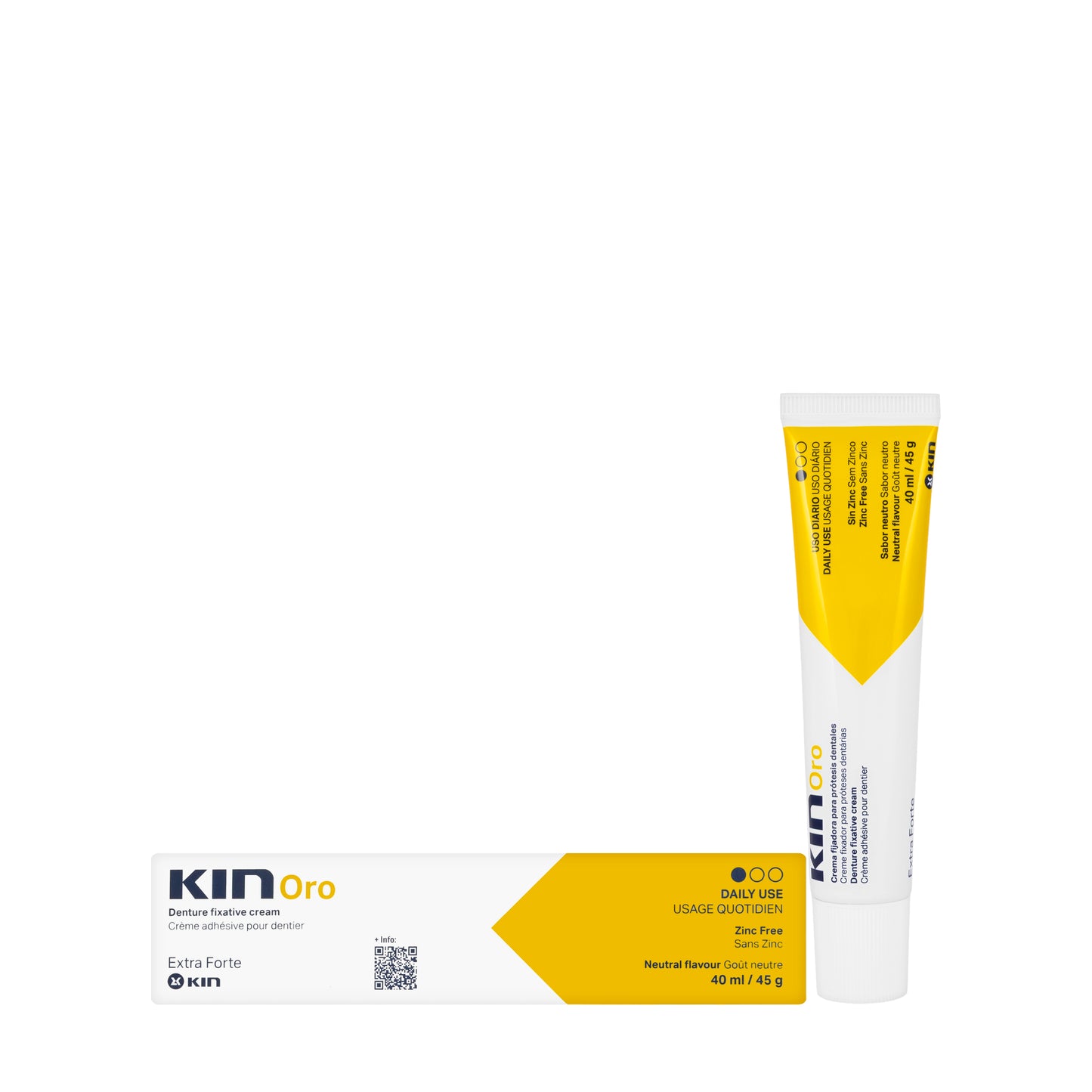 Kin Oro Denture Fixative Cream 40 Ml