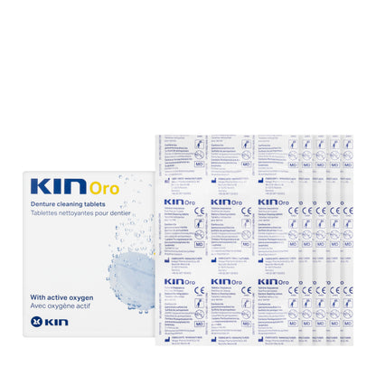 Kin Ortho Denture Cleaning Tablets 30 Effervescent Tablets