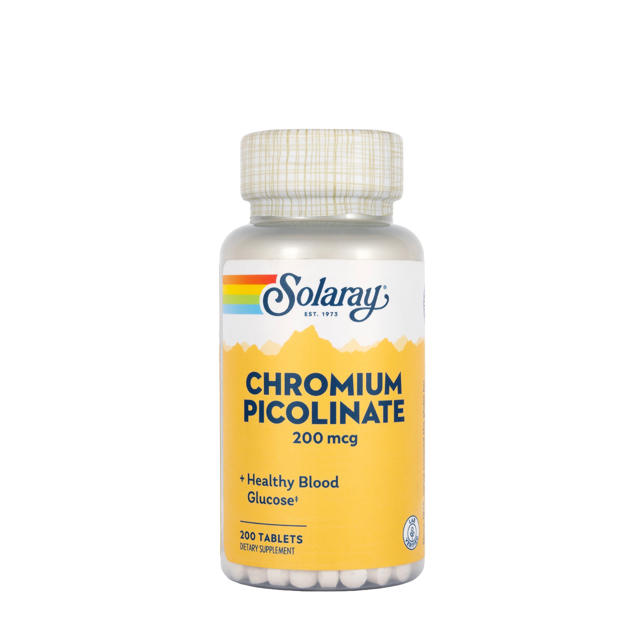 Solaray Chromium 200 mcg 200 Tablets