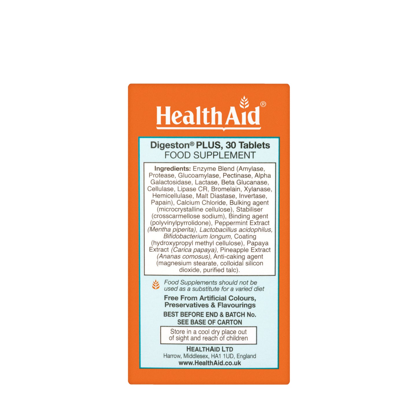 Health Aid Digeston Plus 30 Tablet