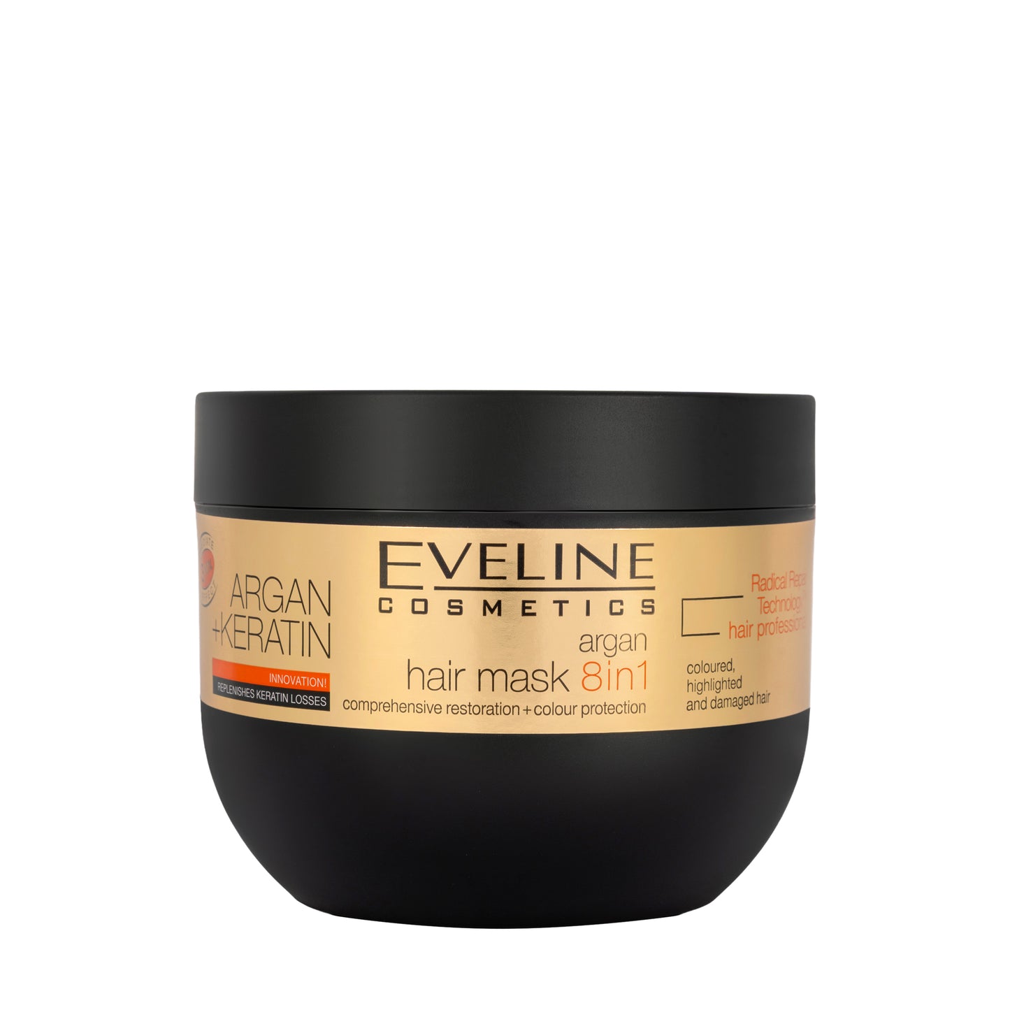 Eveline Argan + Keratin 8 in1 Hair Mask 300 Ml