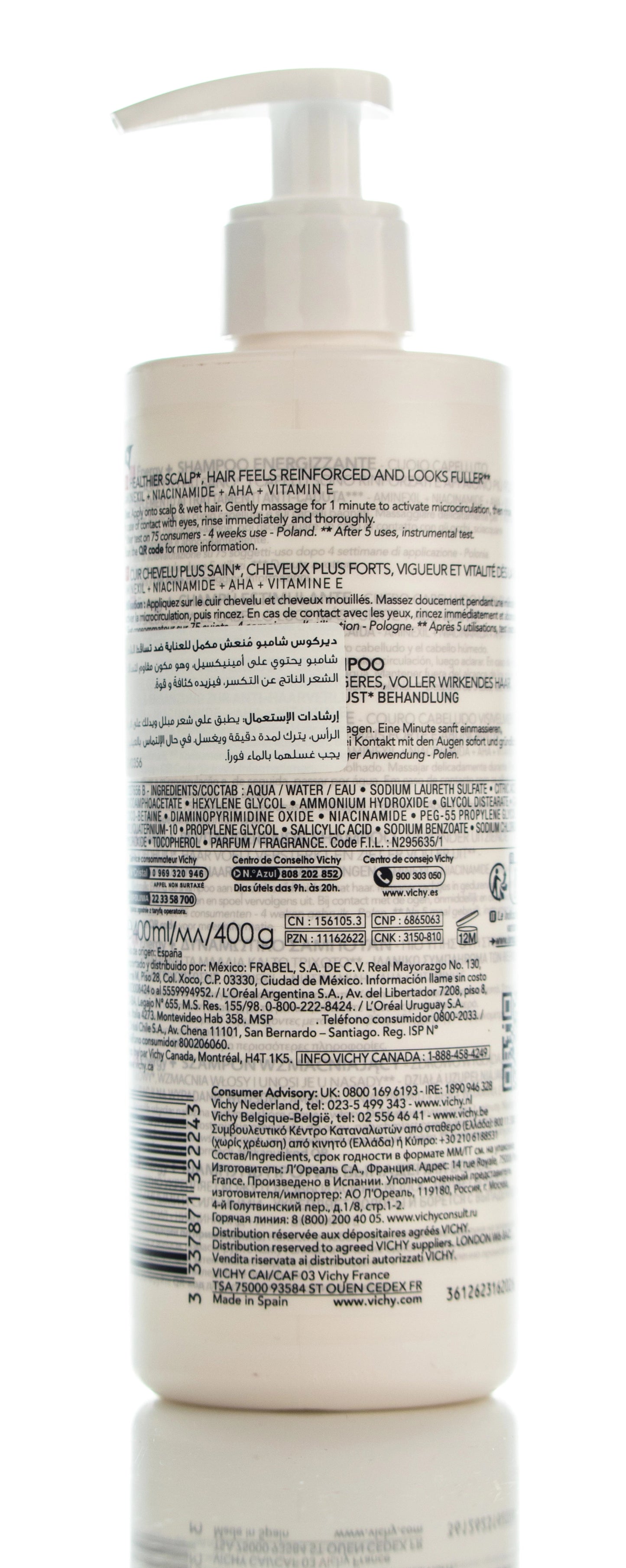 Vichy Dercos Energising shampoo 400 ml Offer