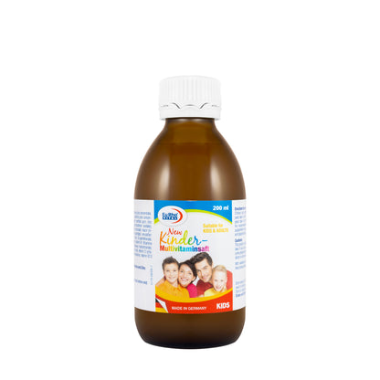 Eurho Vital New Kinder multivitaminsaft Syrups 200 Ml