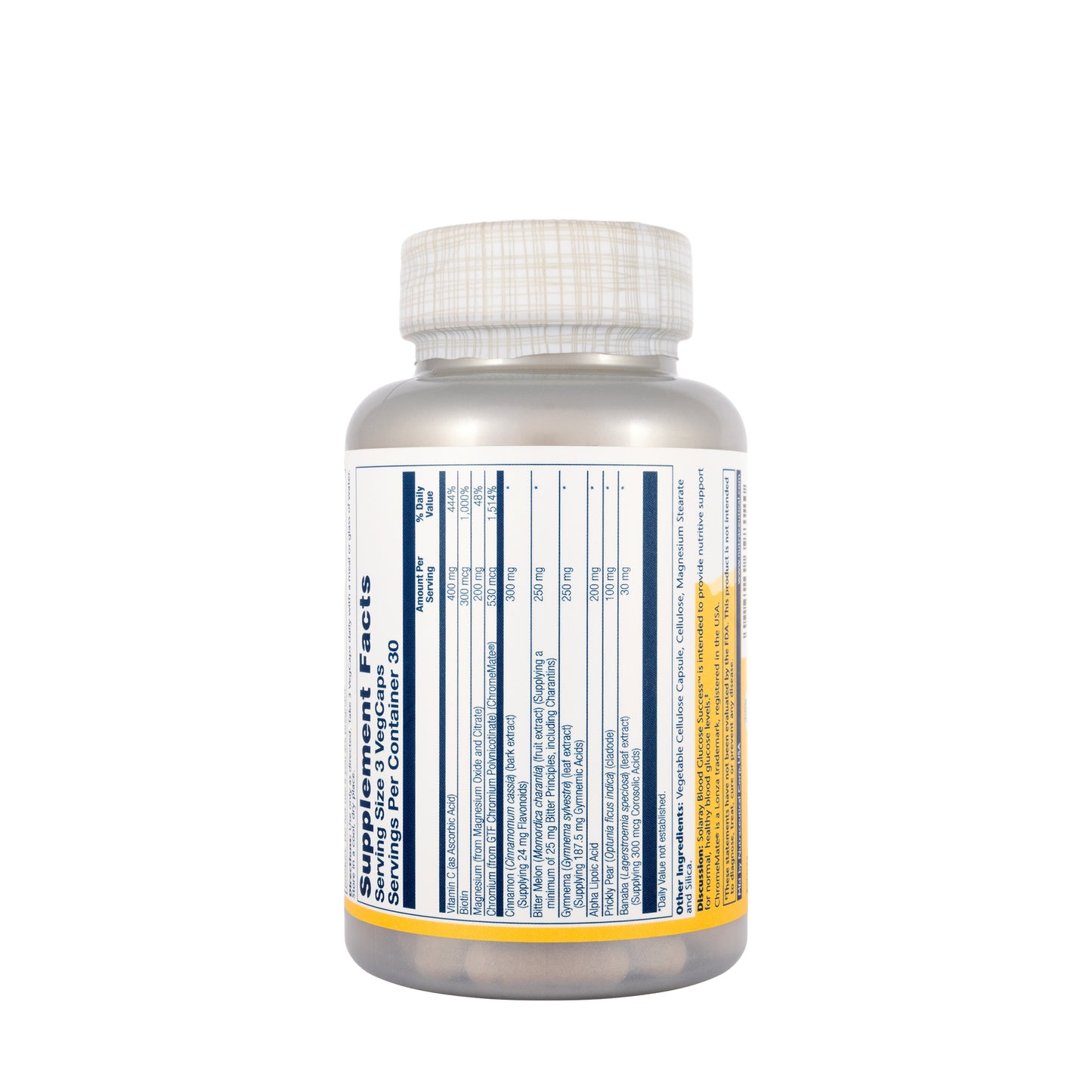 Solaray Blood Glucose Success 90 Capsules