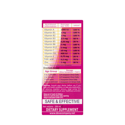 Devamin 200 Ml Syrup