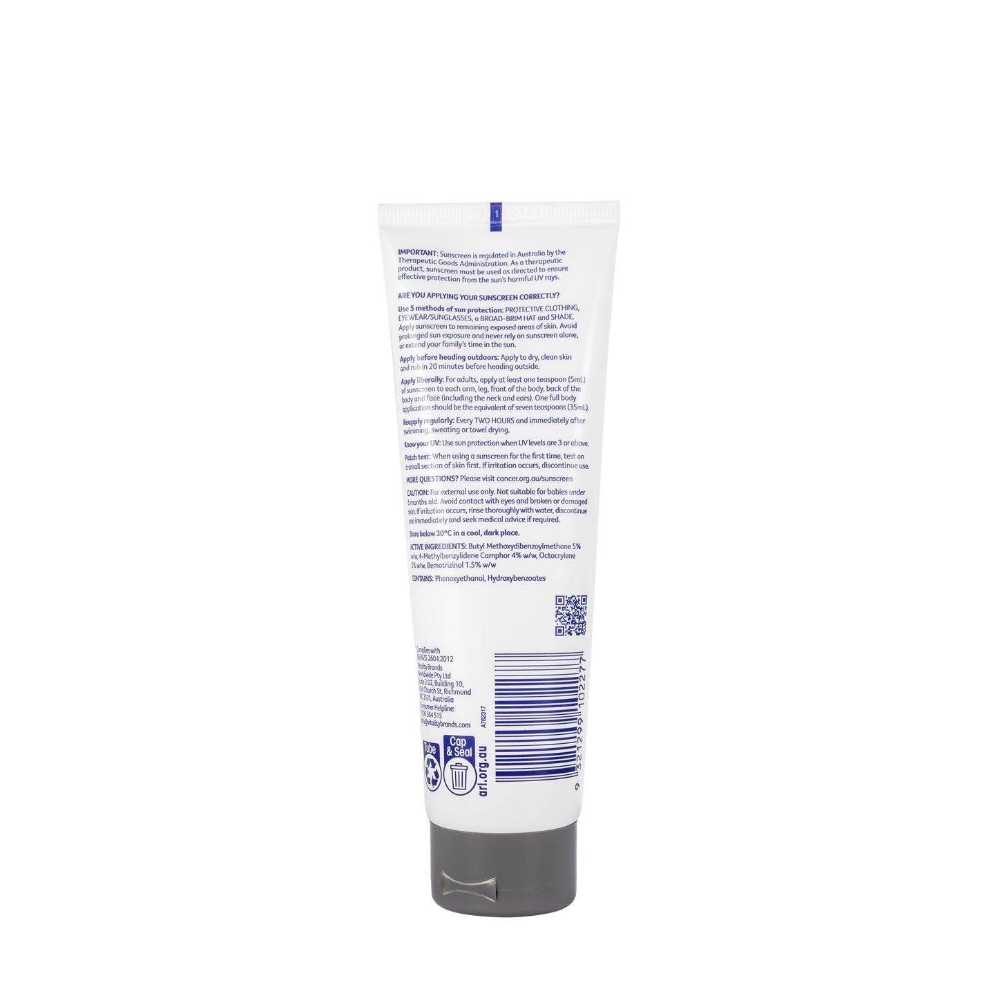 Cancer Council Active Sunscreen  SPF 50+ lotion 110 Ml