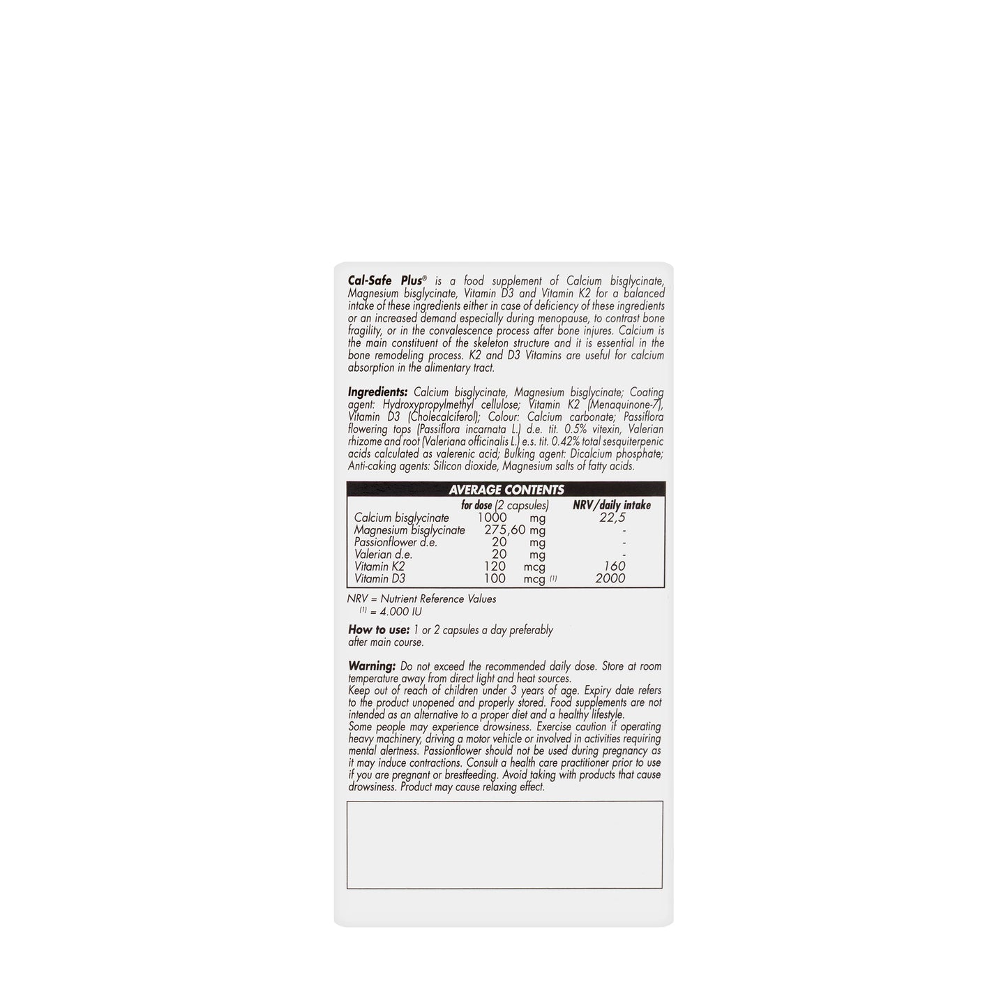 Cal-Safe Plus 60 Capsule