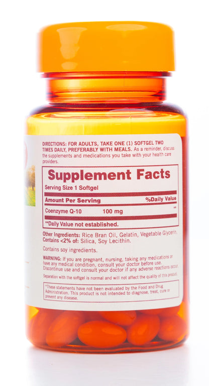 Sundown Co Q-10 100mg 40 Softgels