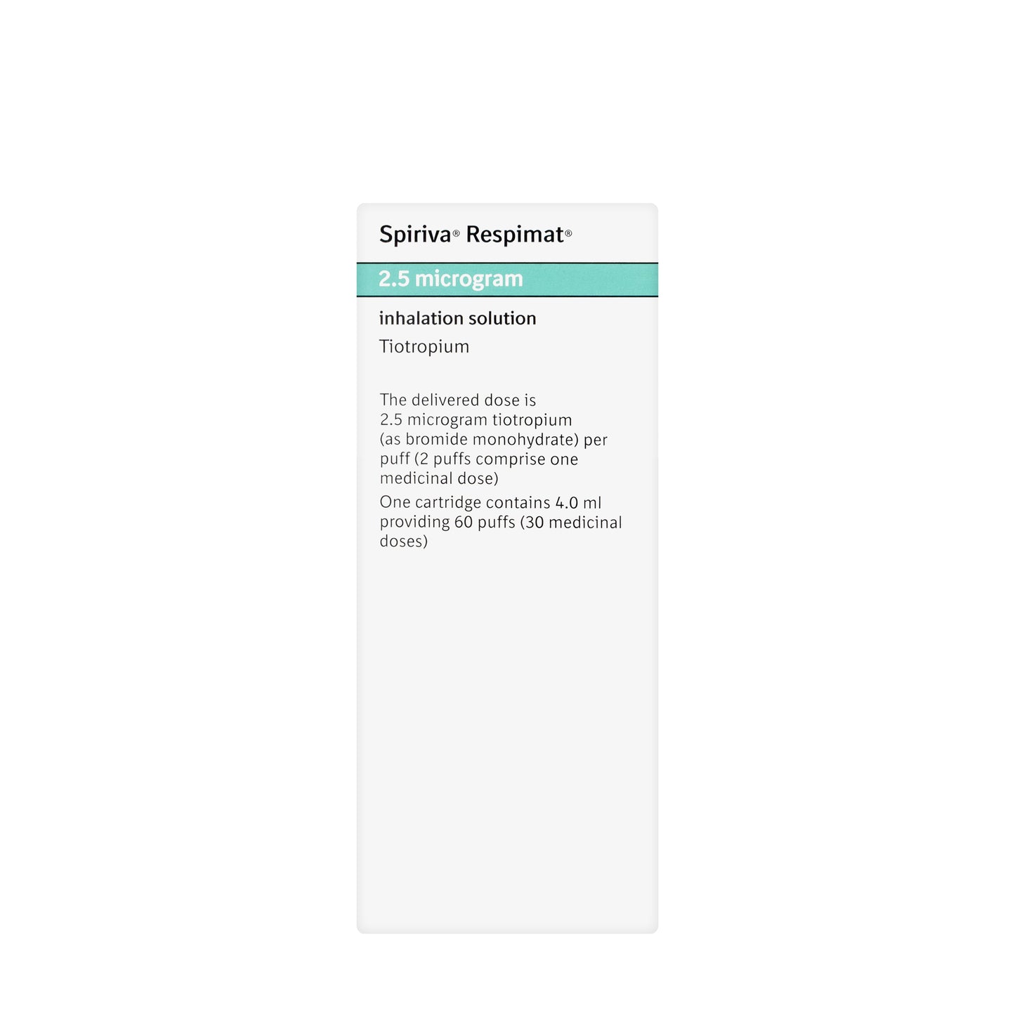Spiriva Respimat Solution For Inhaler 60 Puffs