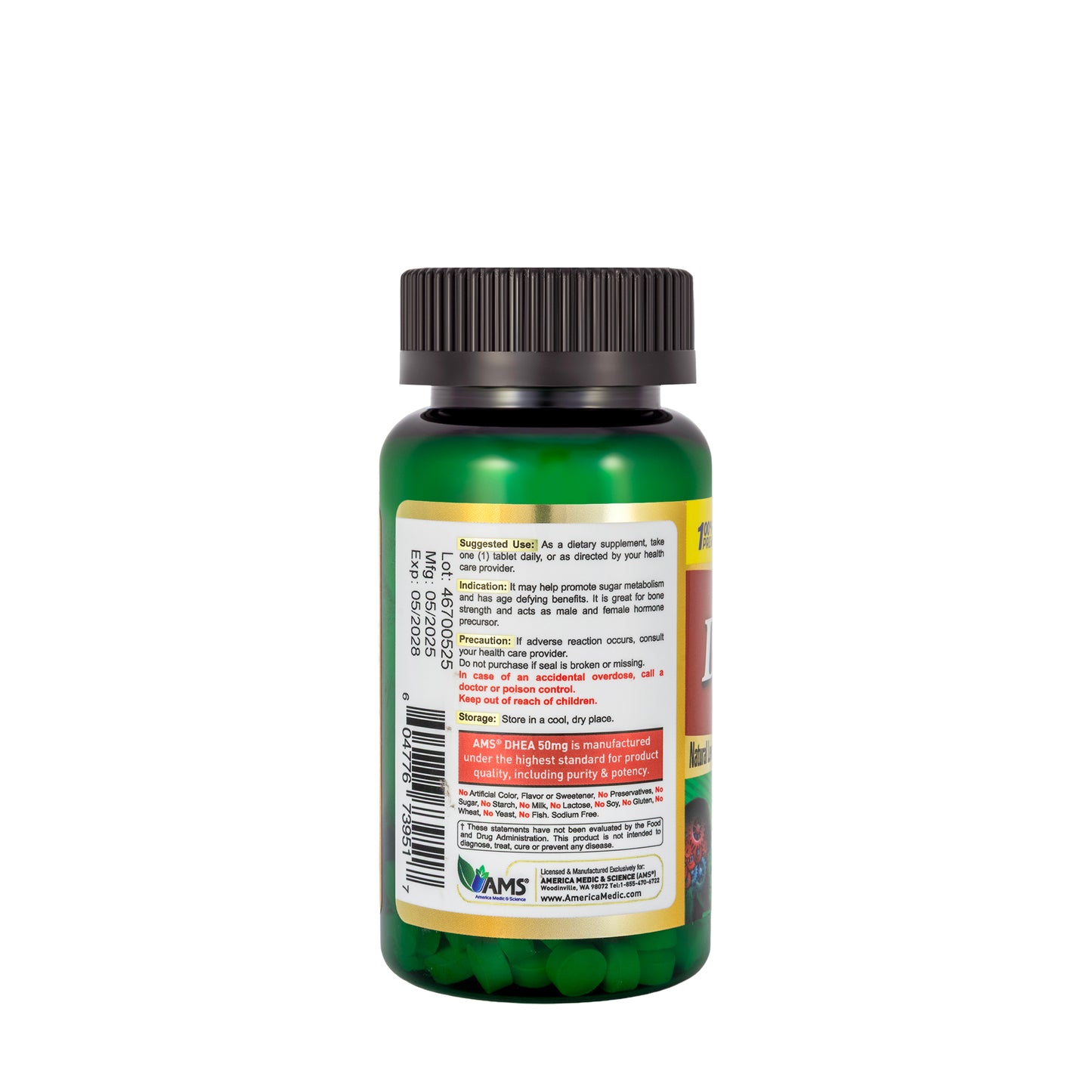 AMS DHEA 50 mg 60 Tablet