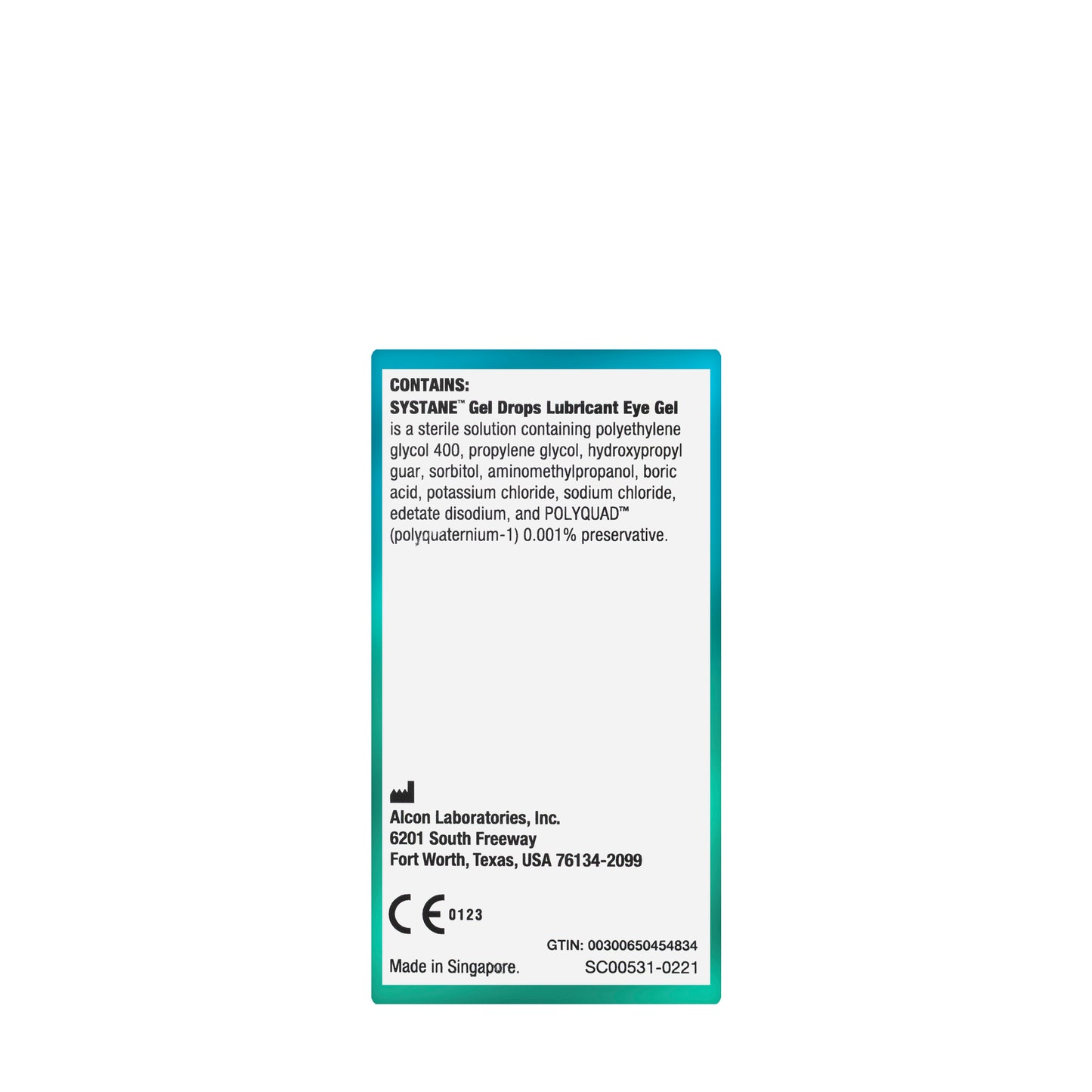 Systane Eye Gel Drops 10Ml