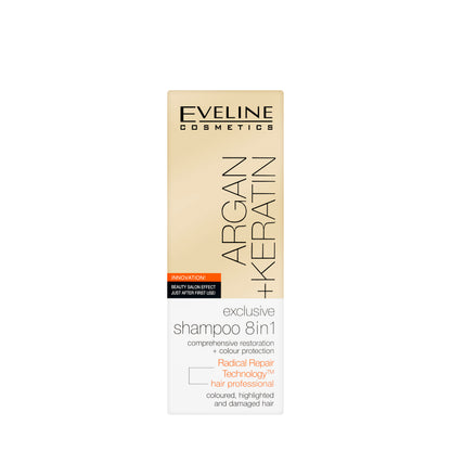 Eveline Argan + Keratin 8 in1 Shampoo 150 Ml