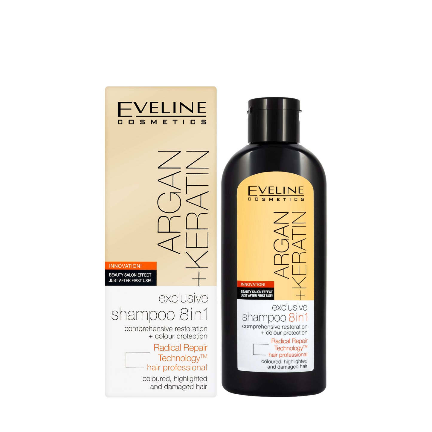 Eveline Argan + Keratin 8 in1 Shampoo 150 Ml