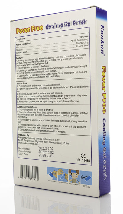 Enokon Fever Free Cooling Gel Patch 6 Pieces