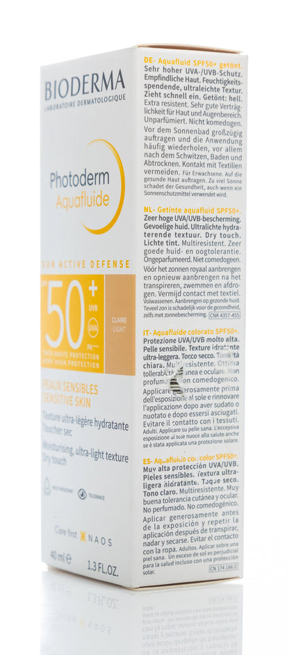 Bioderma Photoderm Aquafluide SPF 50+ Light Tint 40 Ml