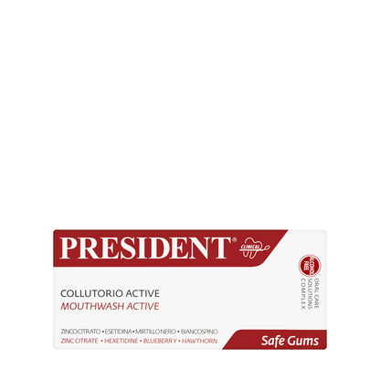 President Safe Gums Active Mouthwash 250ml