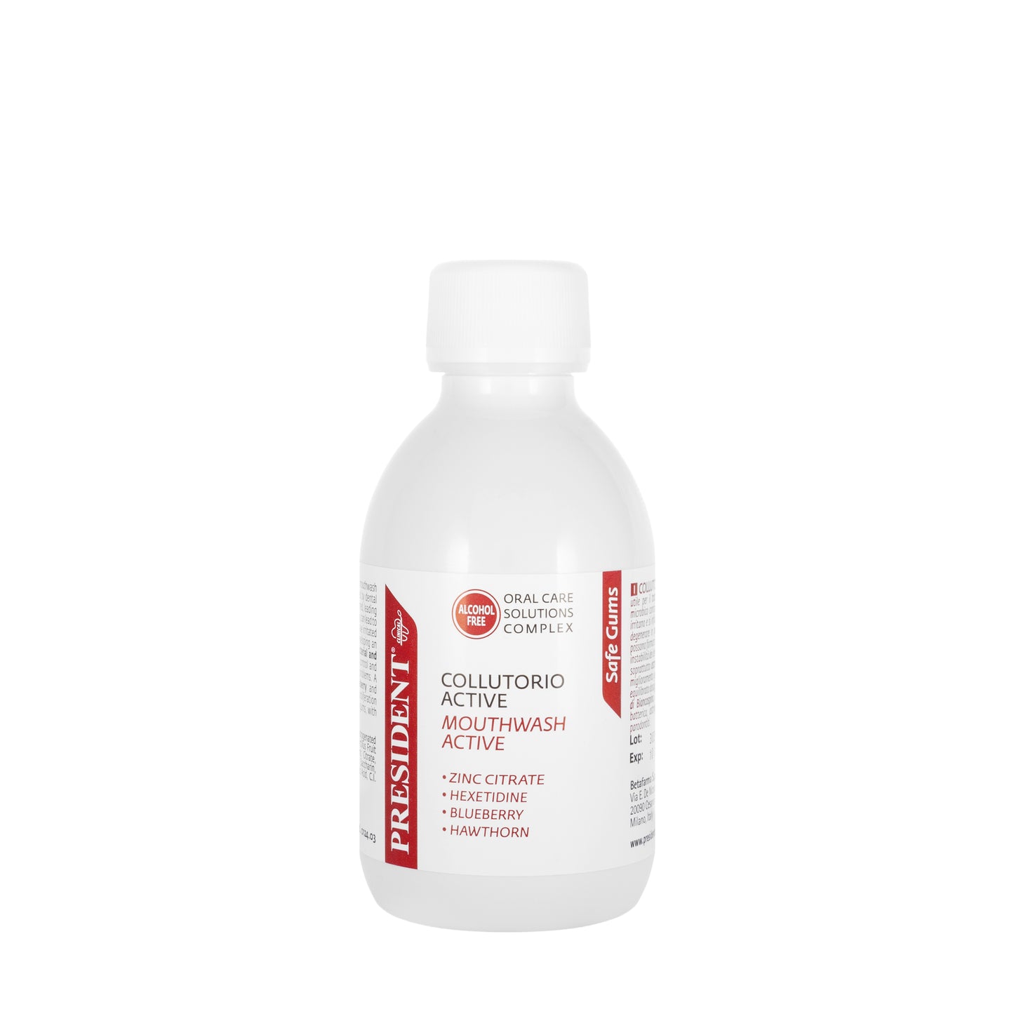 President Safe Gums Active Mouthwash 250ml