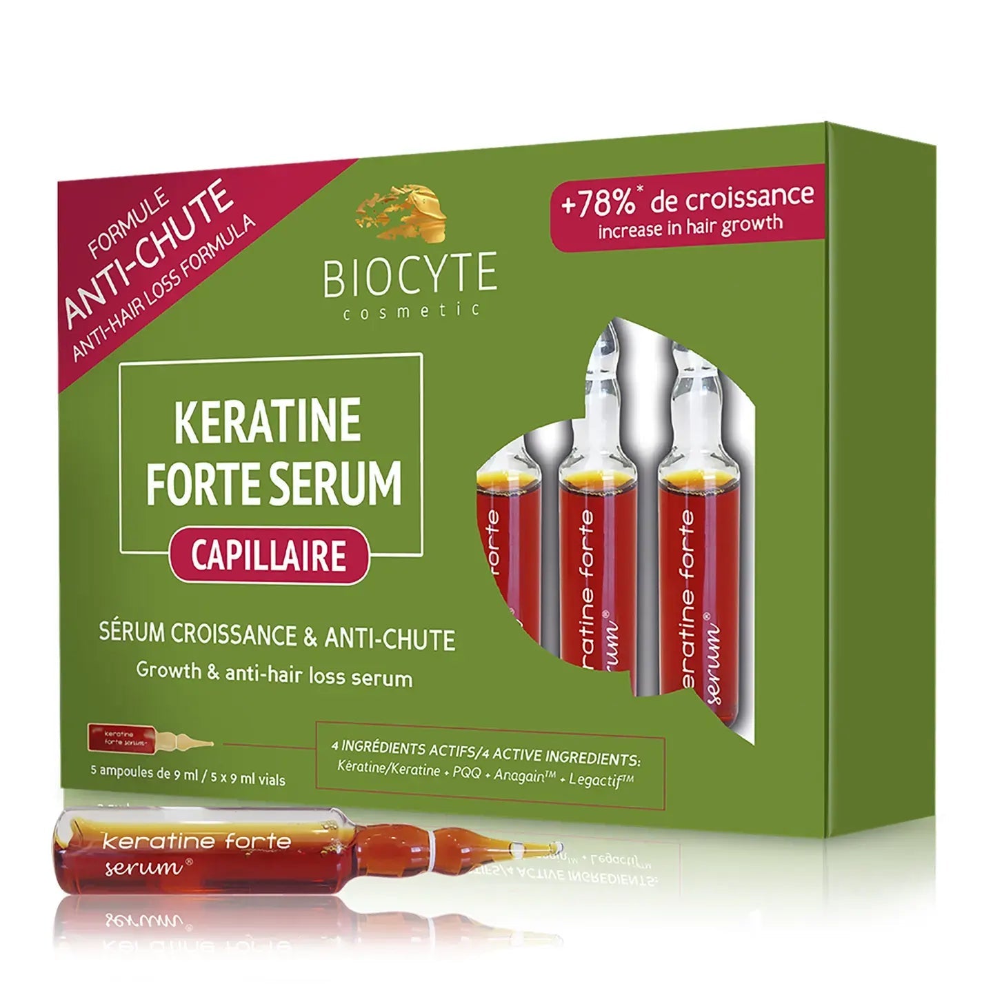 Biocyte Keratin Fort Serum 5 Ampoule 15 doses