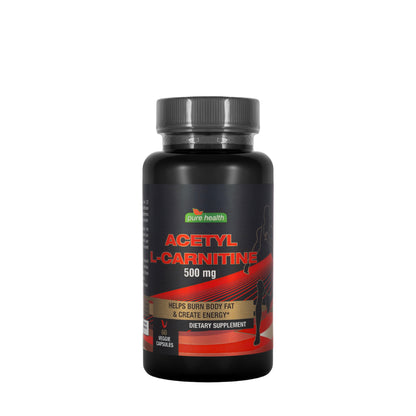 Pure Health Acetyl L-Carnitine 500 mg 60 Capsules