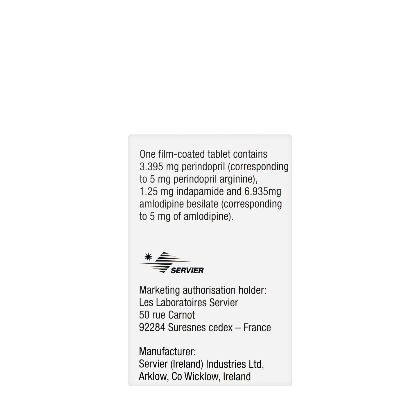 Triplixam 5/1.25/5Mg 30 Tablets