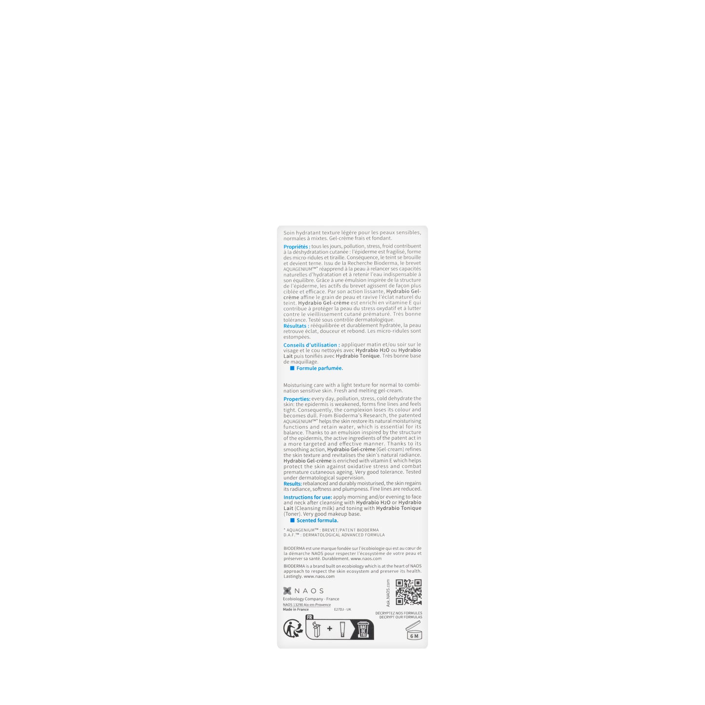 Bioderma Hydrabio Gel-Crème 40 Ml