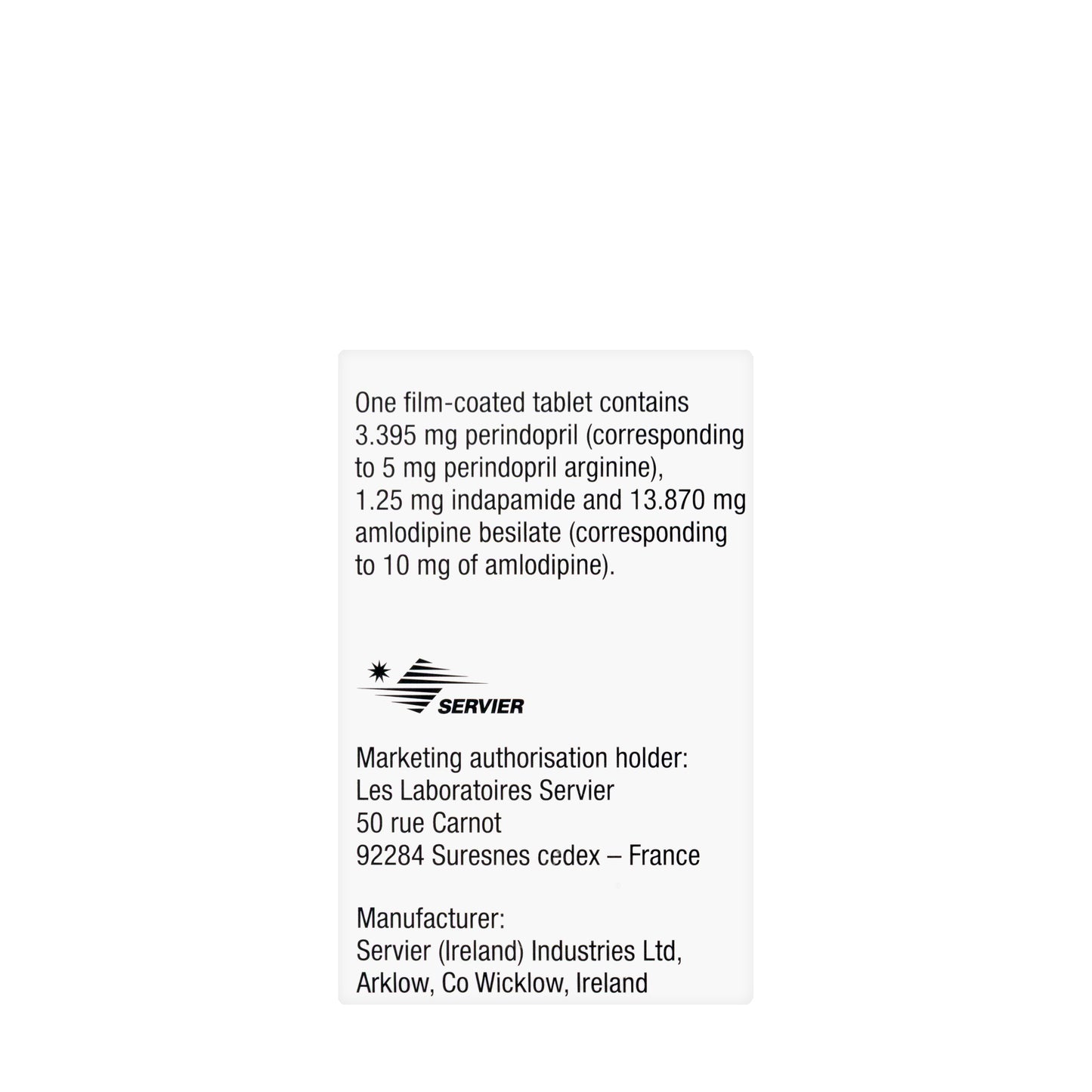 Triplixam 5/1.25/10Mg 30 Tablets