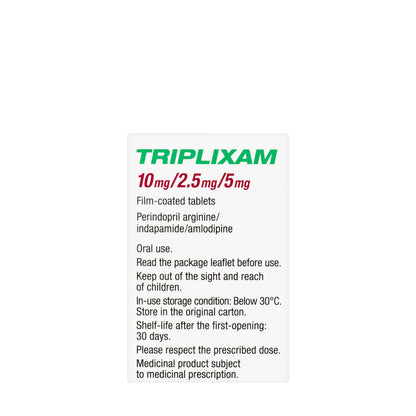 Triplixam 10/2.5/5Mg 30 Tablets