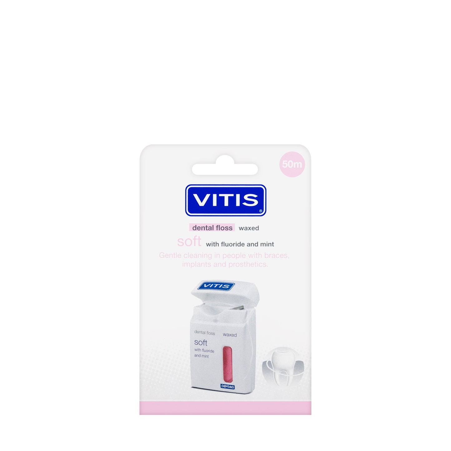 Dentaid Vitis Waxed Floss [Pink]