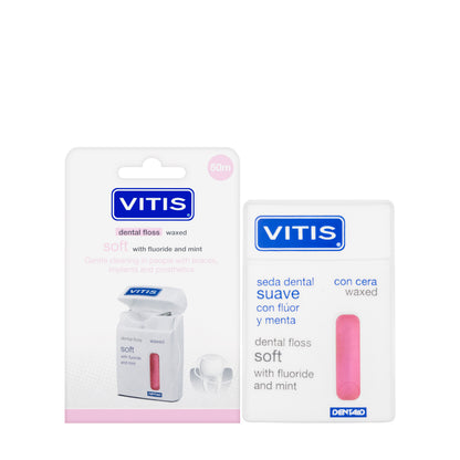 Dentaid Vitis Waxed Floss [Pink]