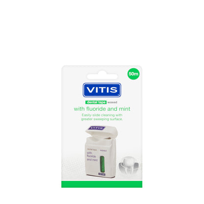 Dentaid Vitis Waxed Dental Tape (Green)