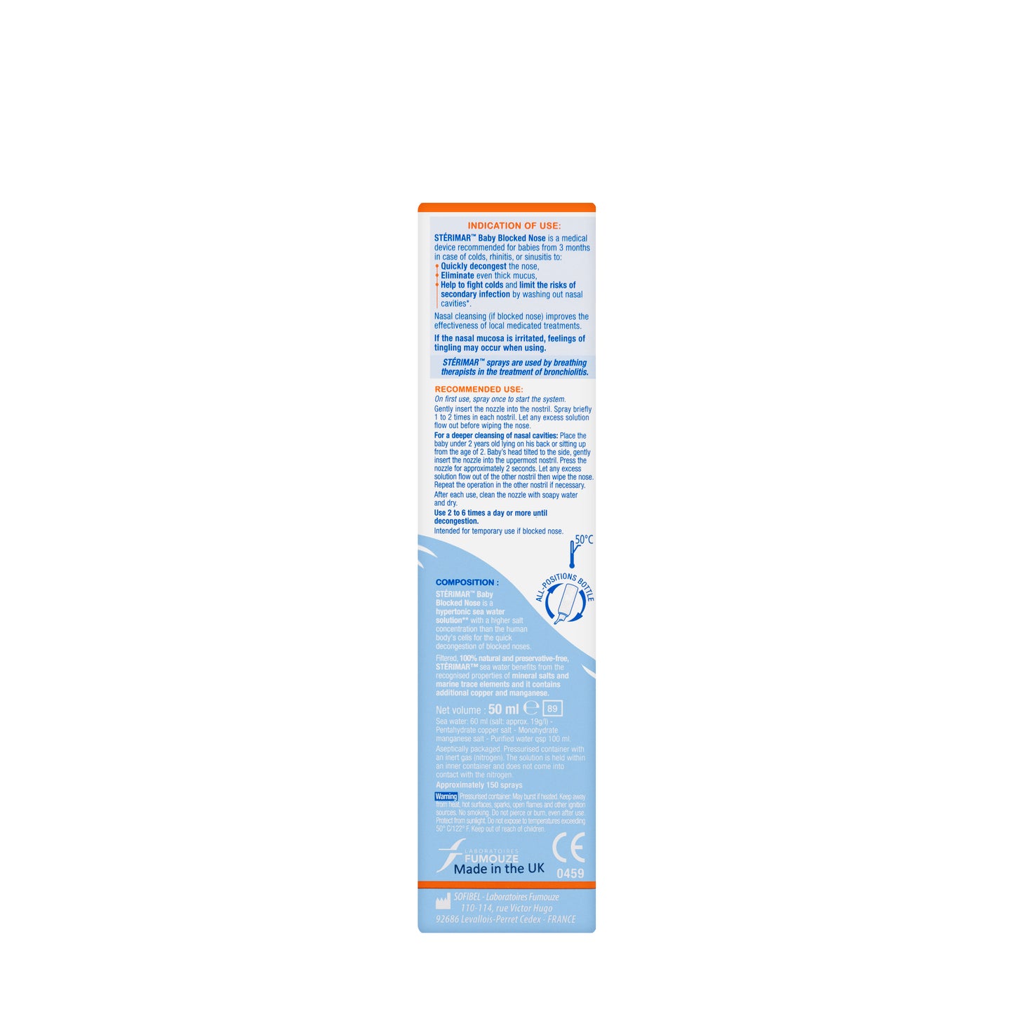 Sterimar Baby Blocked Nose 50Ml