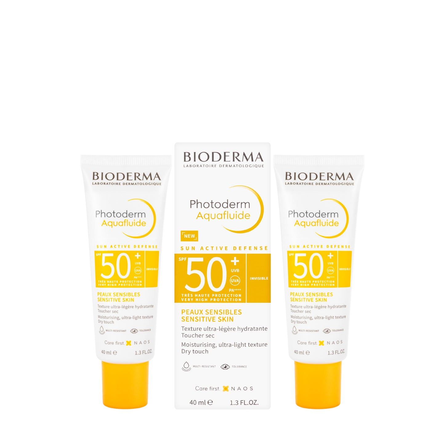 Bioderma Photoderm Aquafluide SPF 50+ Moisturising & Mattifying 40 Ml 1+1 Offer Pack
