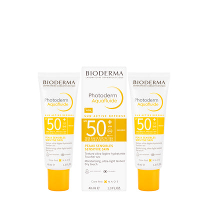 Bioderma Photoderm Aquafluide SPF 50+ Moisturising & Mattifying 40 Ml 1+1 Offer Pack