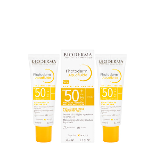 Bioderma Photoderm Aquafluide SPF 50+ Moisturising & Mattifying 40 Ml 1+1 Offer Pack