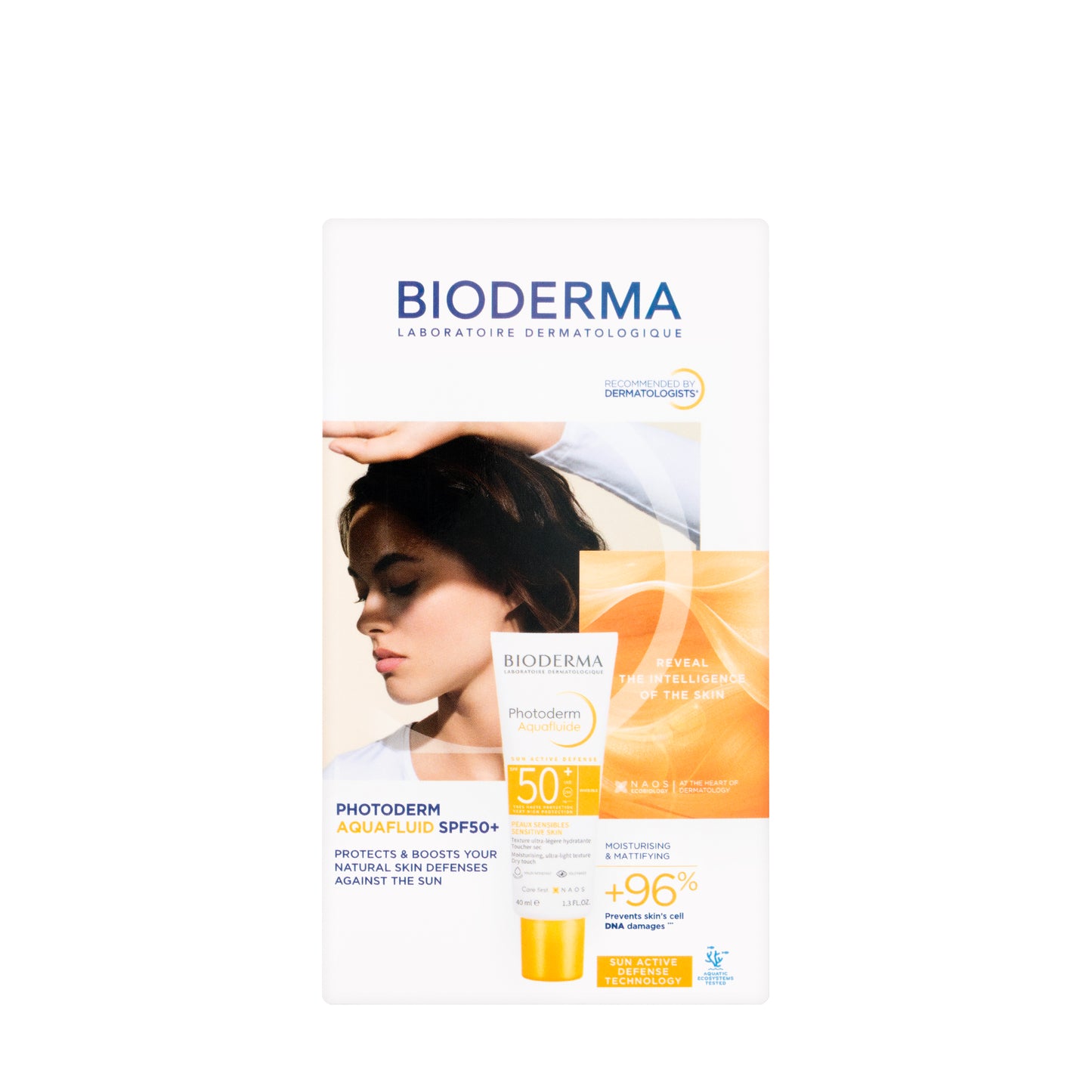 Bioderma Photoderm Aquafluide SPF 50+ Moisturising & Mattifying 40 Ml 1+1 Offer Pack
