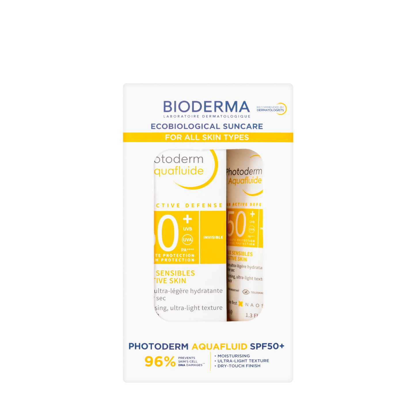 Bioderma Photoderm Aquafluide SPF 50+ Moisturising & Mattifying 40 Ml 1+1 Offer Pack
