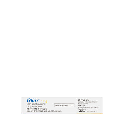Glim 1Mg 30 Tablets