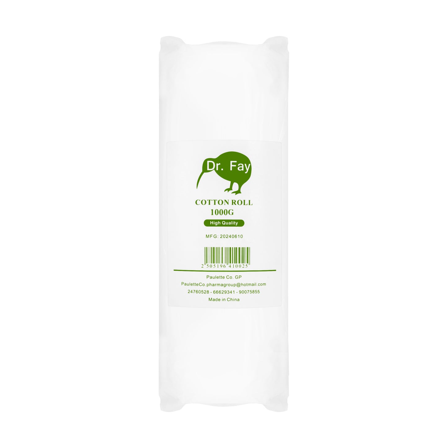 Dr Fay Cotton Roll 1000 Gm