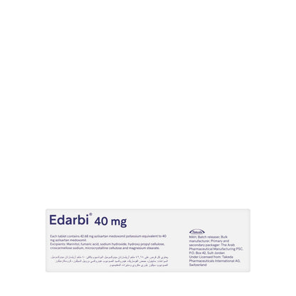 Edarbi 40Mg 28 Tablets
